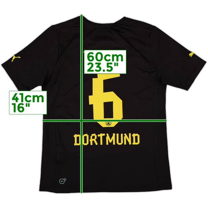 2012-13 Borussia Dortmund Away Shirt David #6 - 8/10 - (M.Boys)