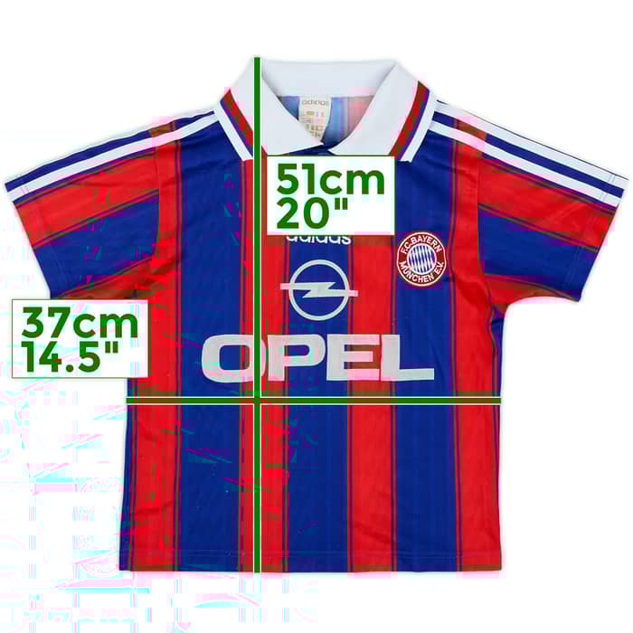 1995-97 Bayern Munich Home Shirt - 8/10 - (5-6 Years)