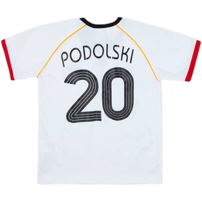2006-07 Germany Basic Home Shirt Podolski #20 - 9/10 - (S.Boys)