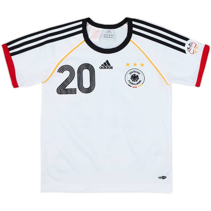 2006-07 Germany Basic Home Shirt Podolski #20 - 9/10 - (S.Boys)