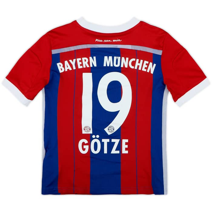 2014-15 Bayern Munich Home Shirt Gotze #19 - 6/10 - (S.Boys)