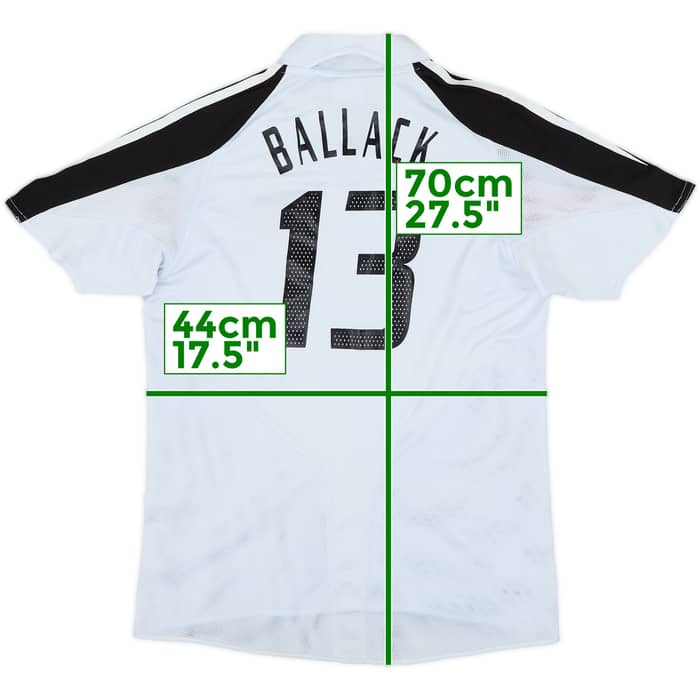 2004-05 Germany Home Shirt Ballack #13 - 6/10 - (L.Boys)