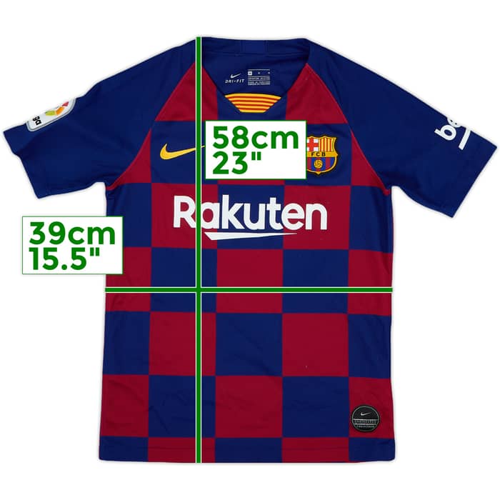 2019-20 Barcelona Home Shirt - 9/10 - (M.Boys)