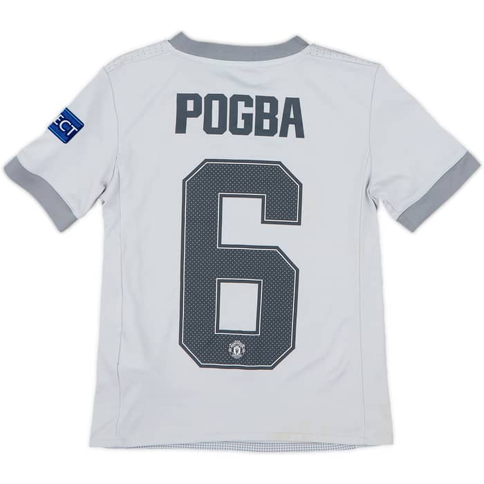 2017-18 Manchester United Third Shirt Pogba #6 - 9/10 - (S.Boys)