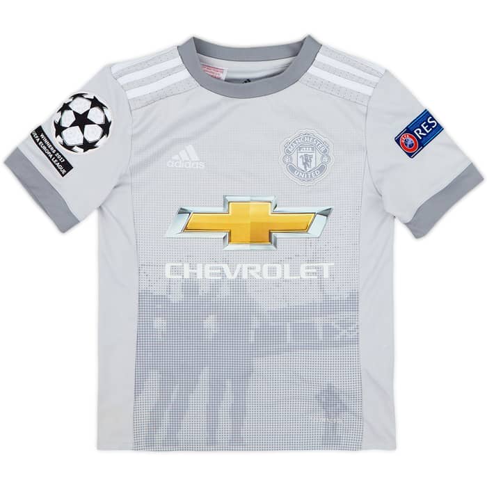 2017-18 Manchester United Third Shirt Pogba #6 - 9/10 - (S.Boys)
