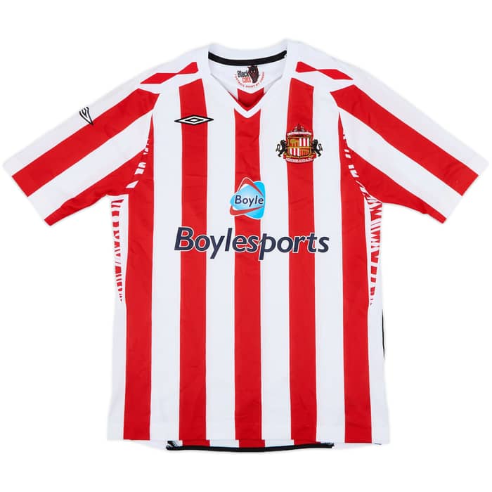 2007-08 Sunderland Home Shirt - 9/10 - (L.Boys)
