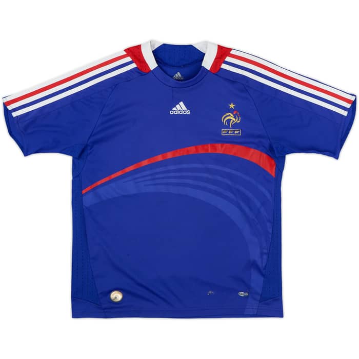 2007-08 France Home Shirt - 7/10 - (M.Boys)