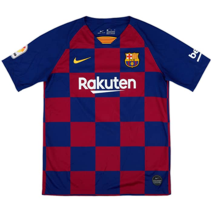 2019-20 Barcelona Home Shirt Messi #10 - 10/10 - (XL.Boys)