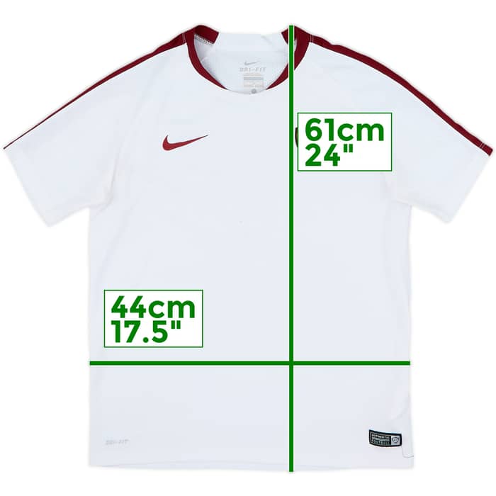 2015-16 Roma Nike Training Shirt - 7/10 - (L.Boys)