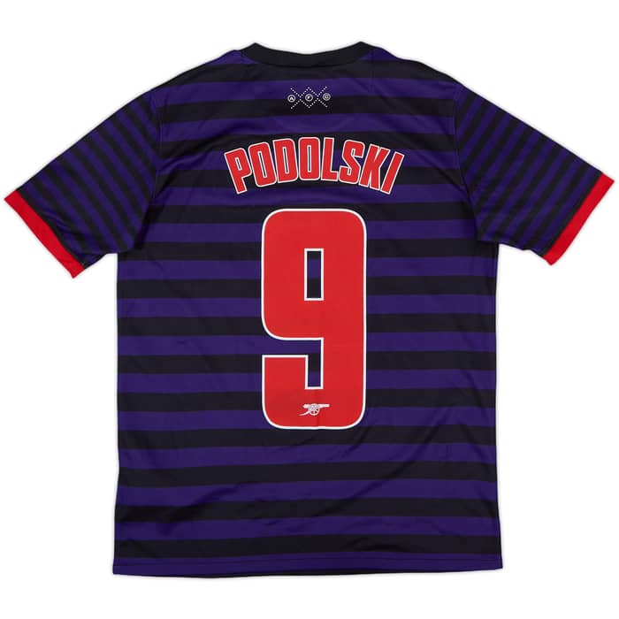 2012-13 Arsenal Away Shirt Podolski #9 - 8/10 - (XL.Boys)