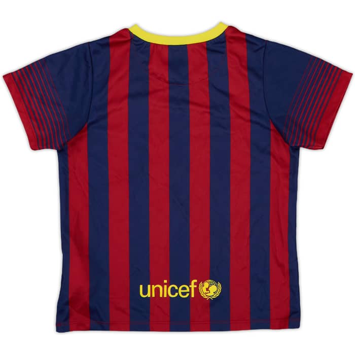 2013-14 Barcelona Basic Home Shirt - 9/10 - (5-6 Years)