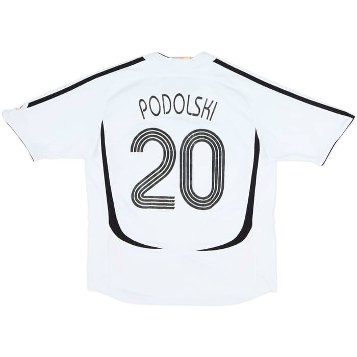 2005-07 Germany Home Shirt Podolski #20 - 6/10 - (M.Boys)