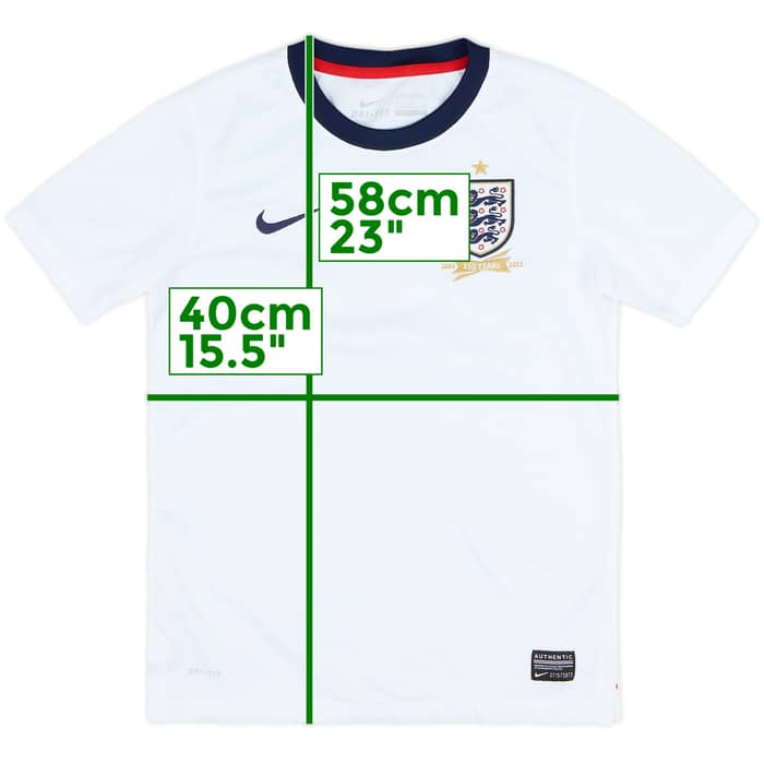 2013 England 150th Anniversary Home Shirt - 9/10 - (M.Boys)