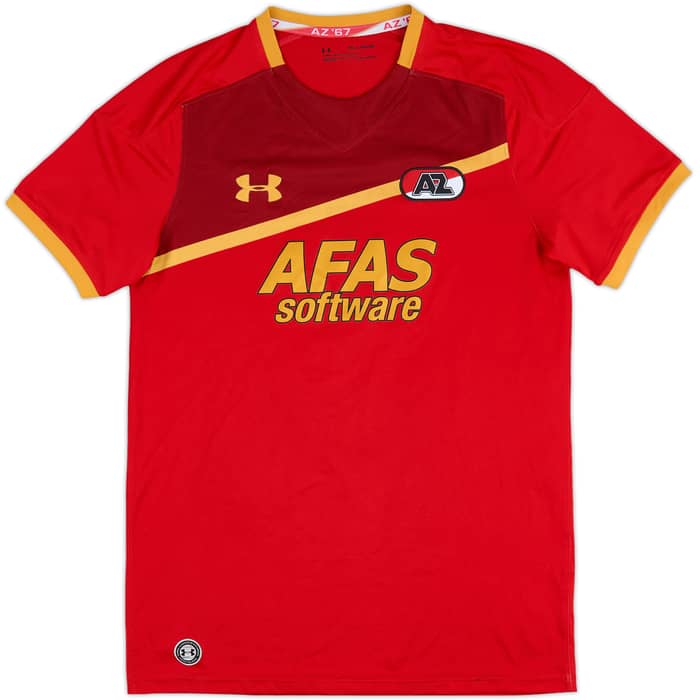 2017-18 AZ Alkmaar Home Shirt Matthew #9 - 9/10 - (XL.Boys)