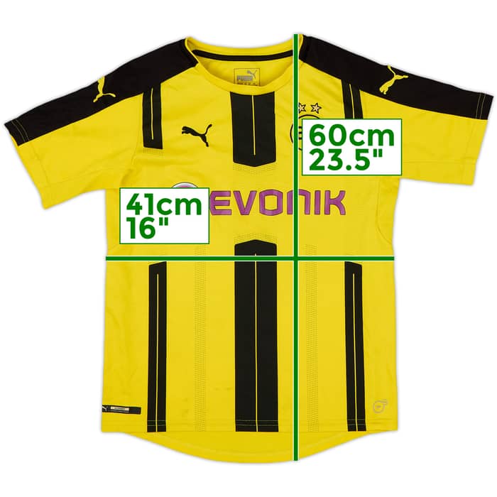 2016-17 Borussia Dortmund Home Shirt - 8/10 - (M.Boys)