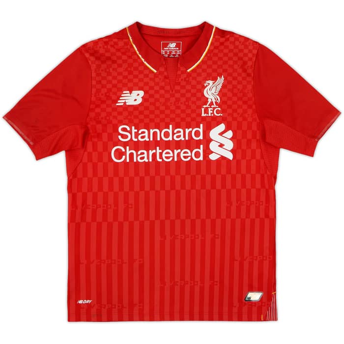 2015-16 Liverpool Home Shirt Coutinho #10 - 7/10 - (S.Boys)