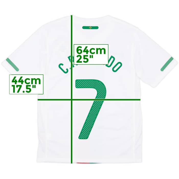 2010-11 Portugal Away Shirt C.Ronaldo #7 - 8/10 - (L.Boys)