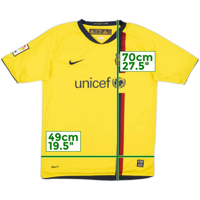 2008-10 Barcelona Away Shirt - 8/10 - (XL.Boys)