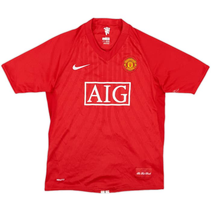 2007-09 Manchester United Home Shirt Ronaldo #7 - 4/10 - (XL.Boys)