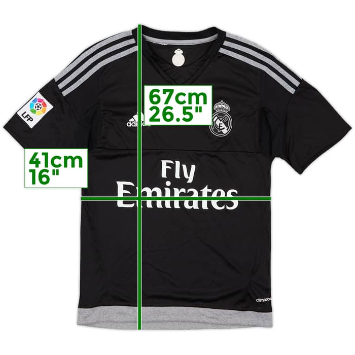 2015-16 Real Madrid GK S/S Shirt - 6/10 - (L.Boys)