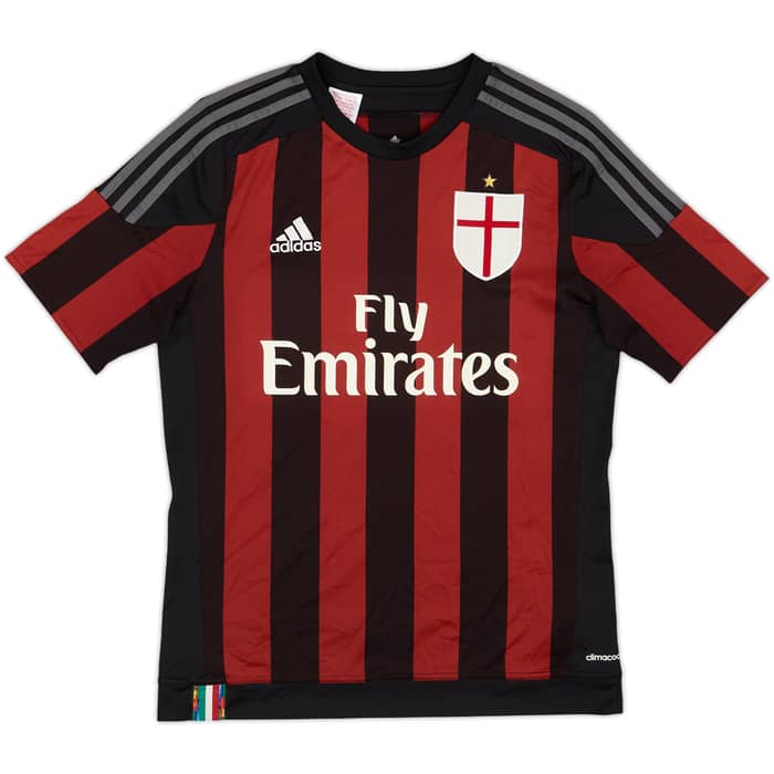 2015-16 AC Milan Home Shirt - 10/10 - (XL.Boys)