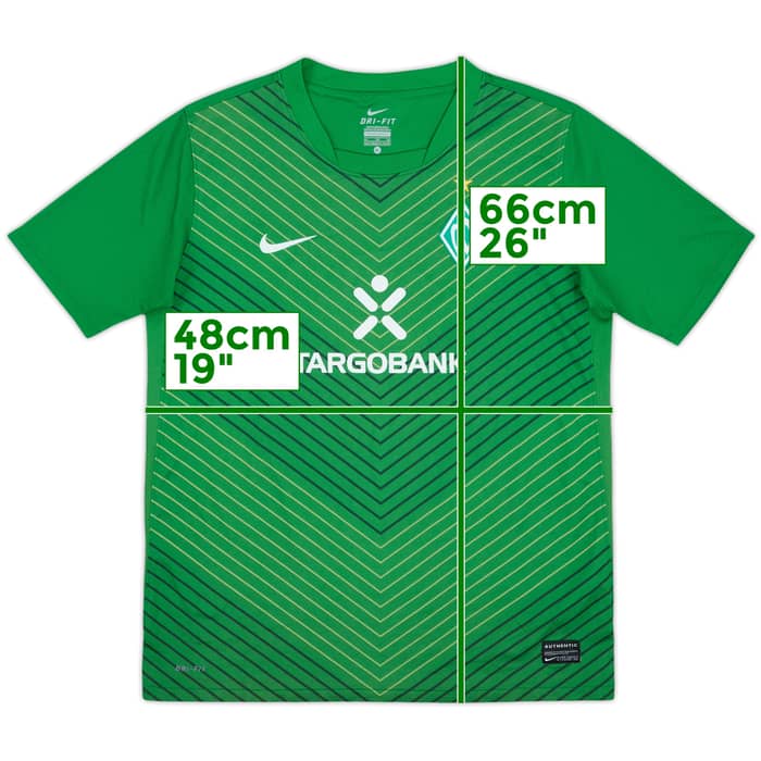 2011-12 Werder Bremen Home Shirt - 10/10 - (XL.Boys)