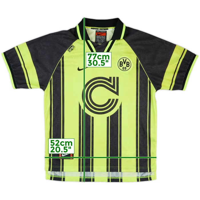 1996-97 Borussia Dortmund CL Home Shirt #18 - 8/10 - (M)