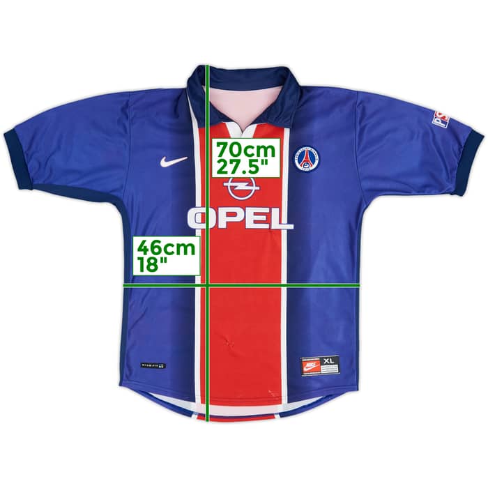 1998-99 Paris Saint-Germain Home Shirt - 4/10 - (L)