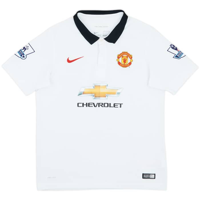 2014-15 Manchester United Away Shirt Marcos Rojo #5 - 6/10 - (XL.Boys)