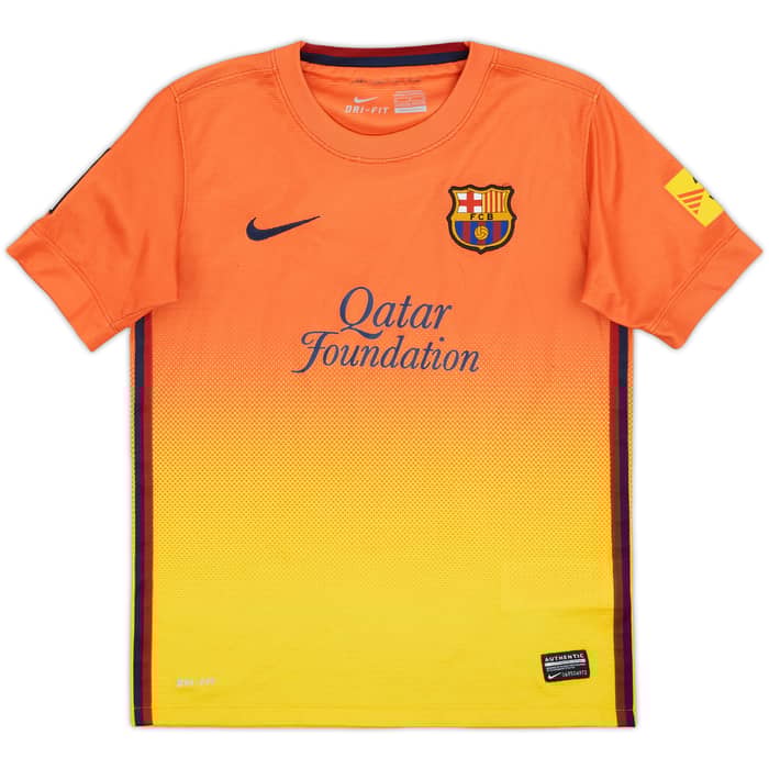 2012-13 Barcelona Away Shirt - 6/10 - (M.Boys)