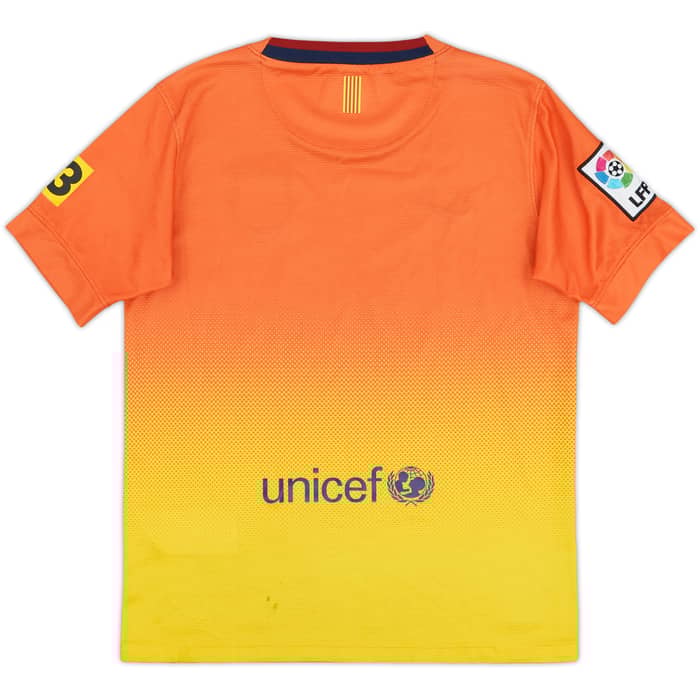 2012-13 Barcelona Away Shirt - 6/10 - (M.Boys)