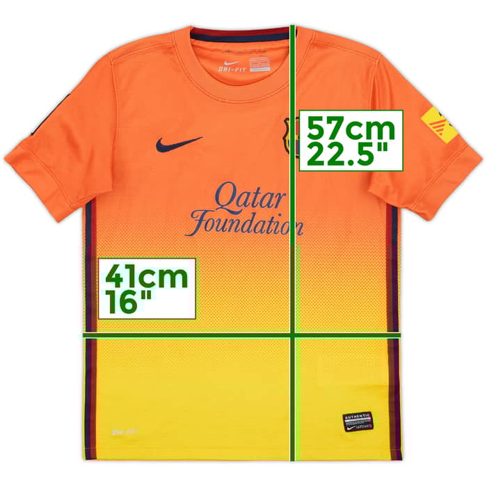 2012-13 Barcelona Away Shirt - 6/10 - (M.Boys)