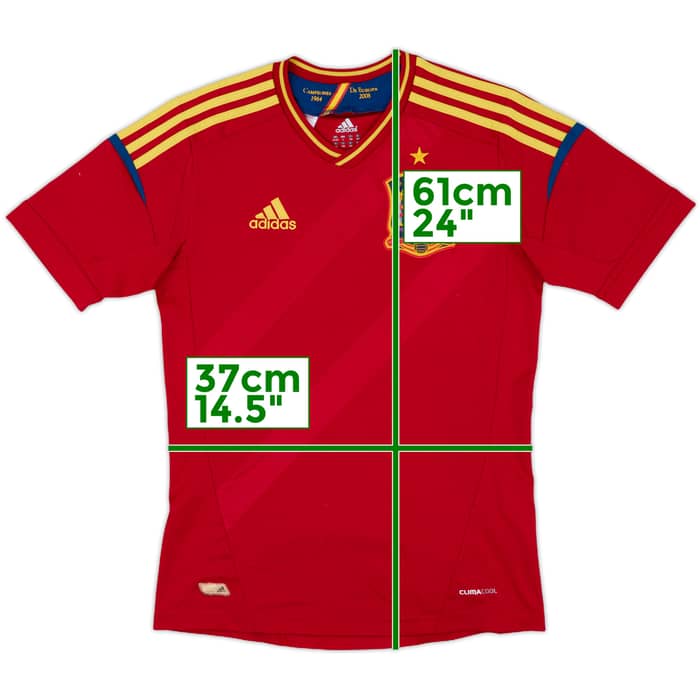2011-12 Spain Home Shirt - 8/10 - (L.Boys)