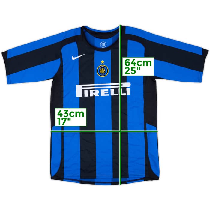 2004-05 Inter Milan Home Shirt - 7/10 - (XL.Boys)