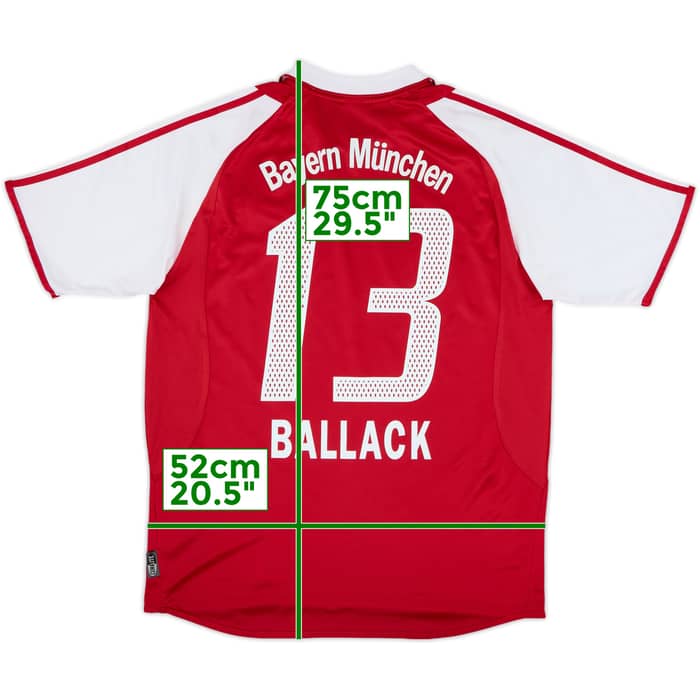 2004-05 Bayern Munich Home Shirt Ballack #13 - 9/10 - (XL.Boys)