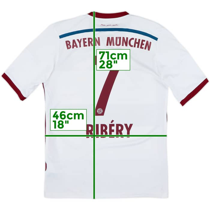 2014-15 Bayern Munich Away Shirt Ribery #7 - 6/10 - (S)