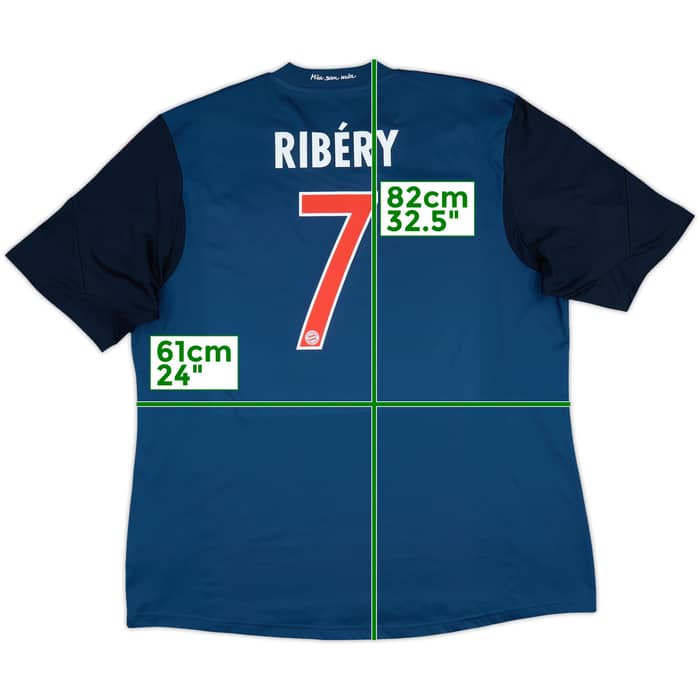 2013-14 Bayern Munich Third Shirt Ribery #7 - 9/10 - (XXL)
