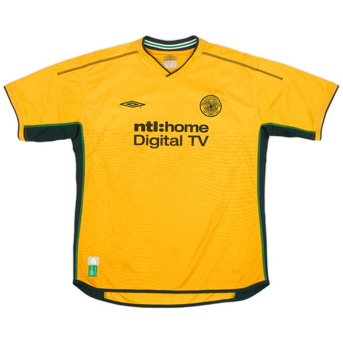 2002-03 Celtic Away Shirt Lambert #14 - 8/10 - (XL)