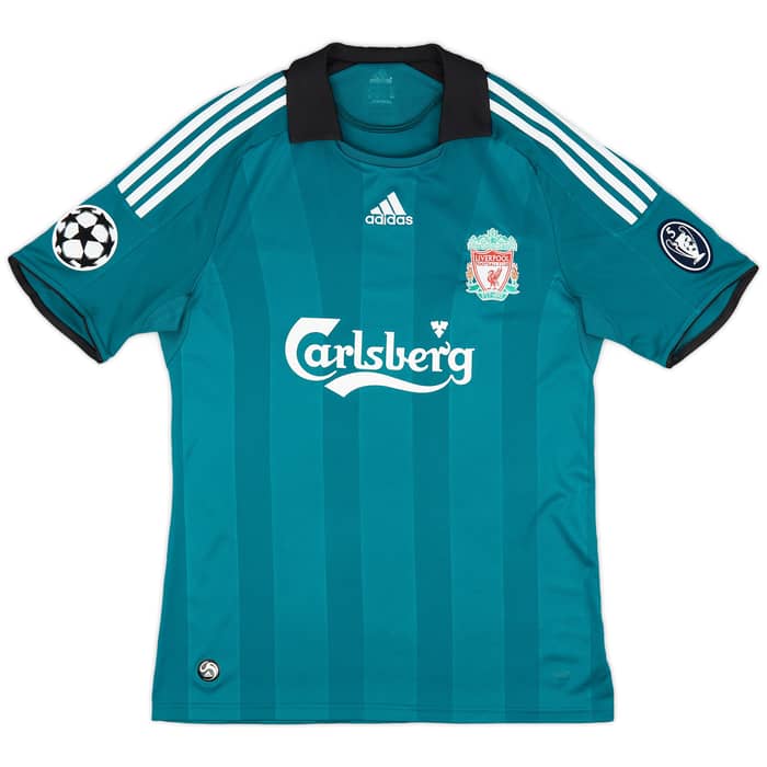 2008-09 Liverpool Third Shirt Gerrard #8 - 6/10 - (S)