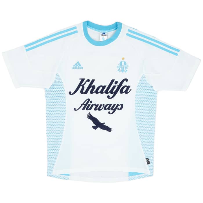 2002-03 Olympique Marseille Home Shirt Olembe #20 - 7/10 - (S)