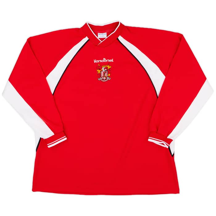 2003-04 Stevenage Home L/S Shirt Warner #32 - 9/10 - (XL)