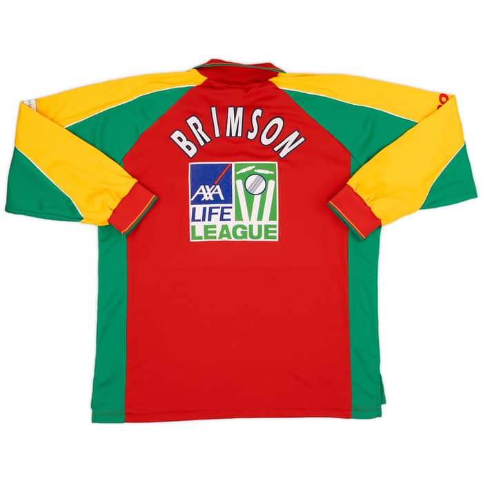 1997 Leicestershire Axa Life League L/S Shirt Brimson - 9/10 - (L)