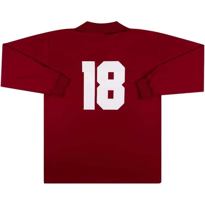 1995-96 Torino Match Issue Home L/S Shirt #18