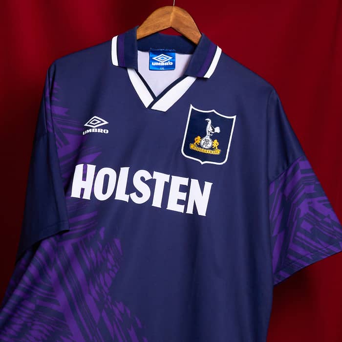 Camiseta de visitante del Tottenham 1994-95 Klinsmann #18 - 9/10 - (XXL)