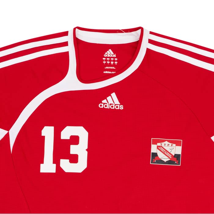 2006 Trinidad & Tobago Match Issue Home Shirt #13 (Glen) v Wales