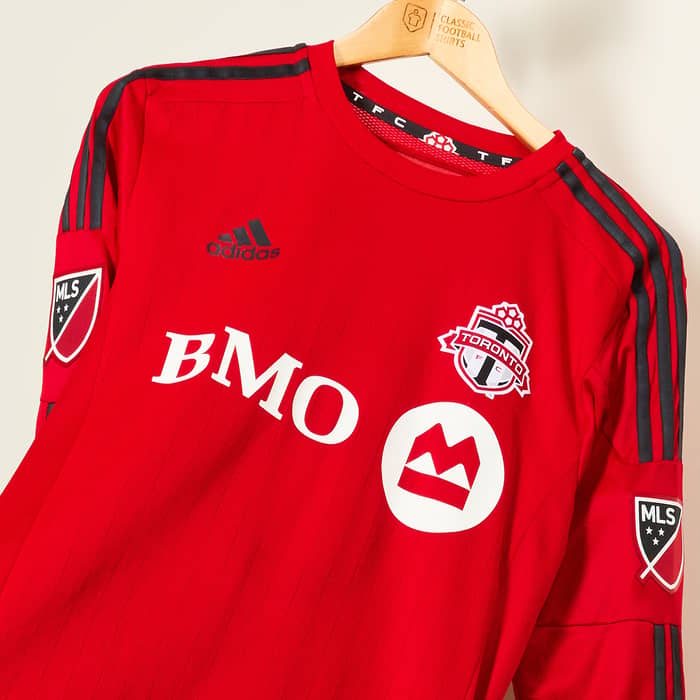 Camiseta de local auténtica de manga larga del Toronto FC 2015-16 Cheyrou #8 - 8/10 - (M)