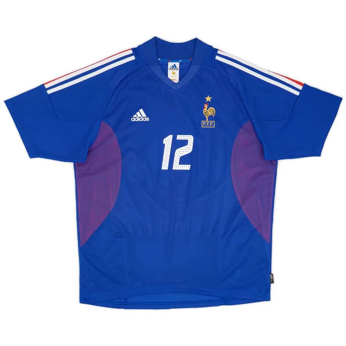2002-04 France Home Shirt Henry #12