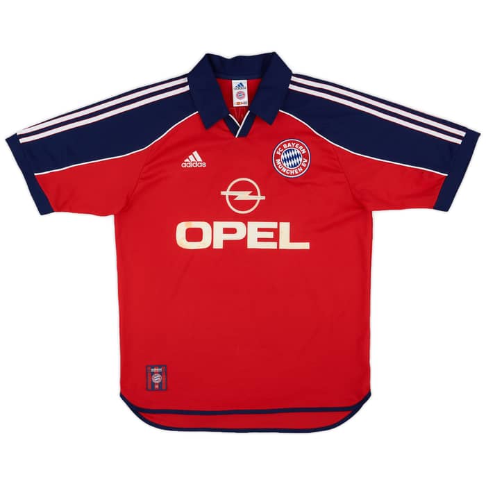 1999-01 Bayern Munich Home Shirt Elber #9 - 6/10 - (XL)