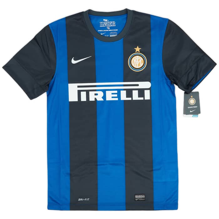 2012-13 Inter Milan Home Shirt Milito #22 (S)
