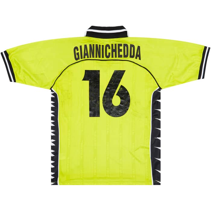 1999-00 Udinese Match Issue Away Shirt Giannichedda #16